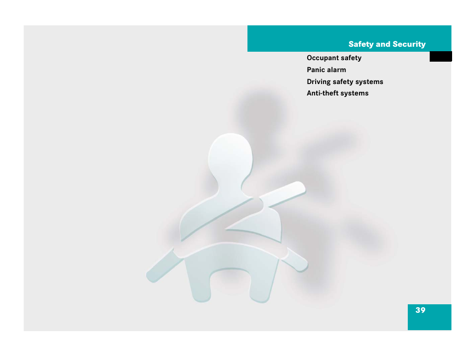 Safety and security | Mercedes-Benz CL-Class 2007 User Manual | Page 40 / 723