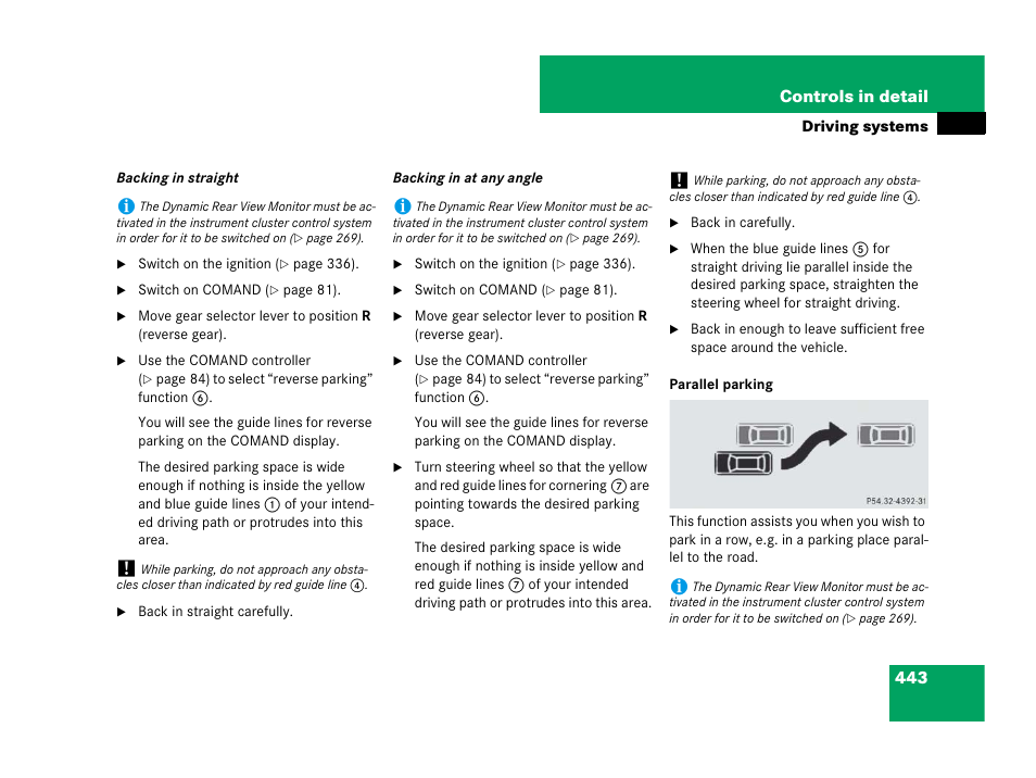 Mercedes-Benz CL-Class 2007 User Manual | Page 444 / 723