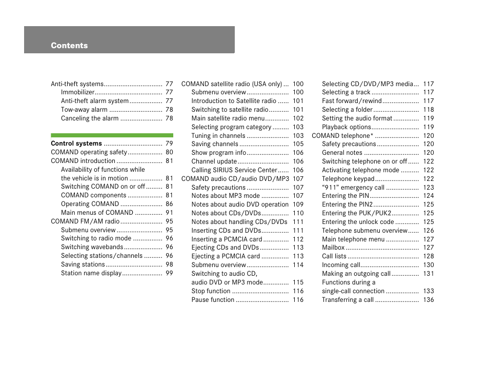Mercedes-Benz CL-Class 2007 User Manual | Page 5 / 723