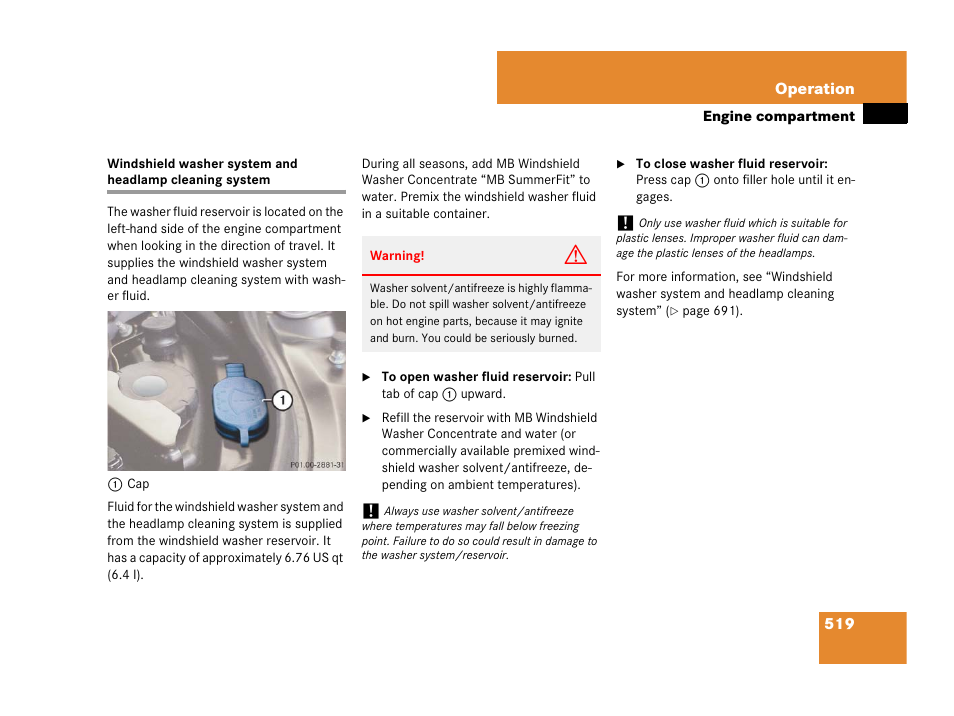 Mercedes-Benz CL-Class 2007 User Manual | Page 522 / 723