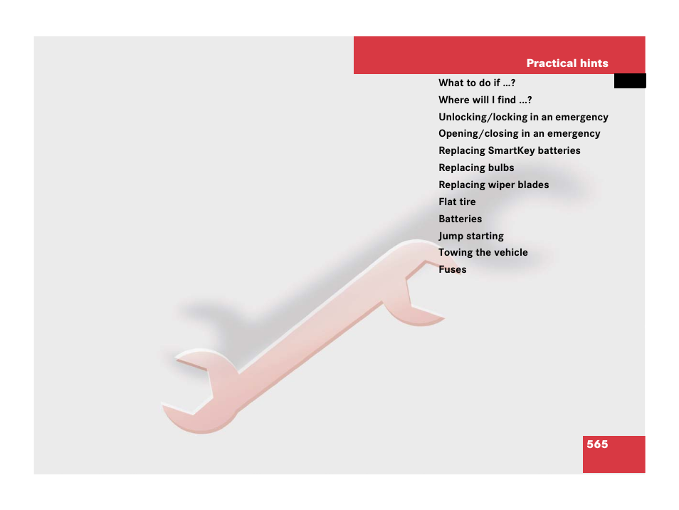 Practical hints | Mercedes-Benz CL-Class 2007 User Manual | Page 568 / 723