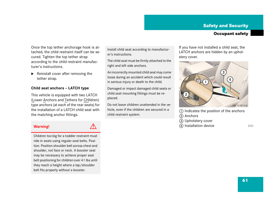 Mercedes-Benz CL-Class 2007 User Manual | Page 62 / 723