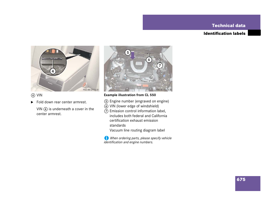 Mercedes-Benz CL-Class 2007 User Manual | Page 678 / 723