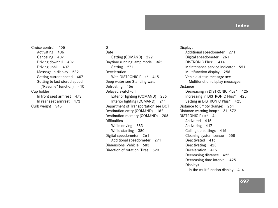 Mercedes-Benz CL-Class 2007 User Manual | Page 700 / 723