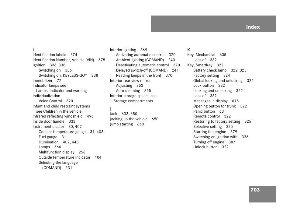 Mercedes-Benz CL-Class 2007 User Manual | Page 706 / 723