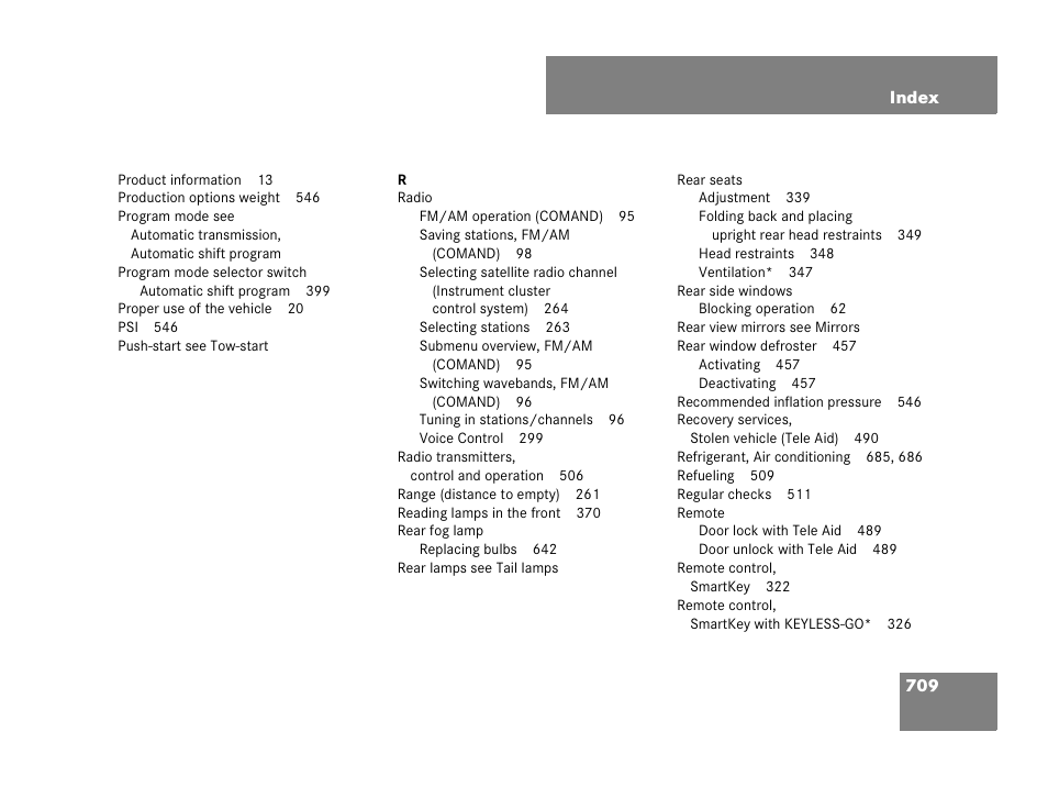 Mercedes-Benz CL-Class 2007 User Manual | Page 712 / 723