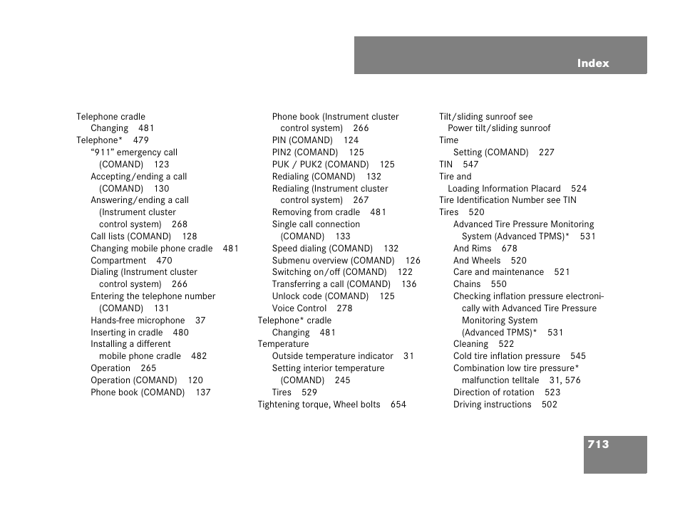 Mercedes-Benz CL-Class 2007 User Manual | Page 716 / 723