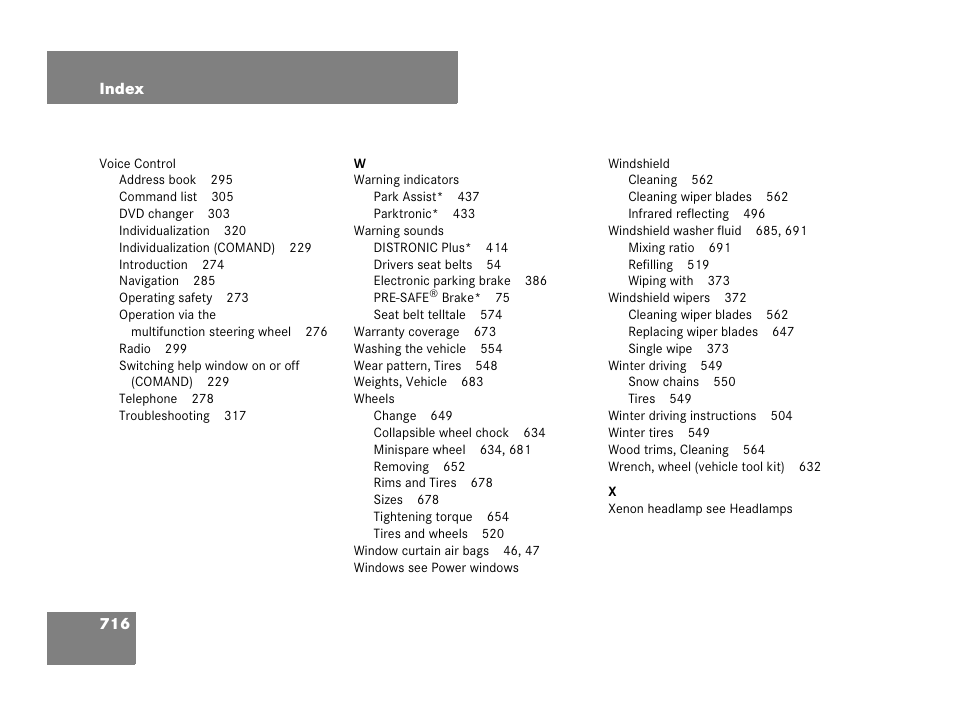 Mercedes-Benz CL-Class 2007 User Manual | Page 719 / 723
