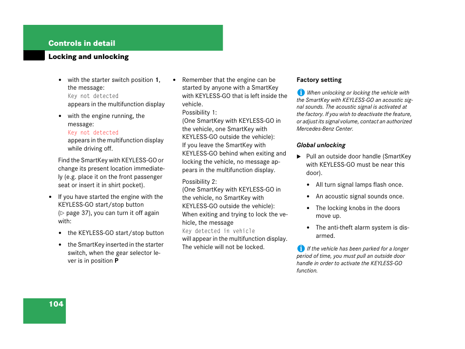 Mercedes-Benz CLK-Class 2007 Owners Manual User Manual | Page 105 / 505