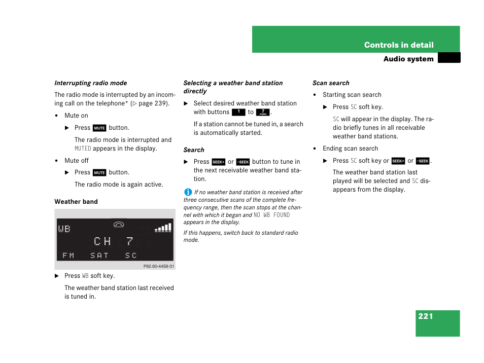 Mercedes-Benz CLK-Class 2007 Owners Manual User Manual | Page 222 / 505