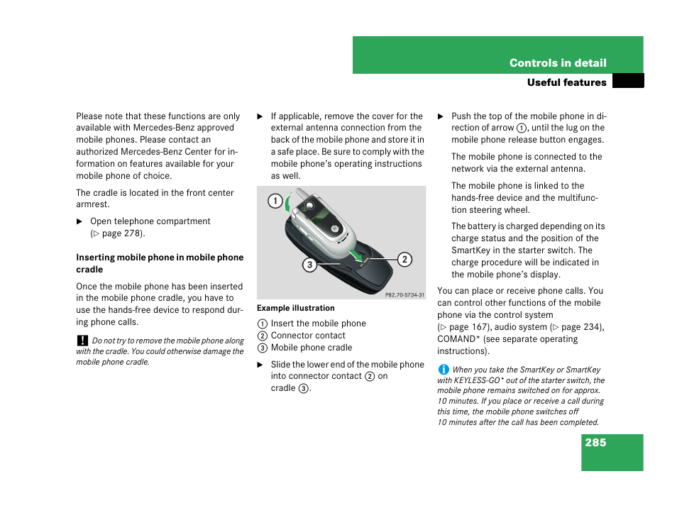 Mercedes-Benz CLK-Class 2007 Owners Manual User Manual | Page 286 / 505