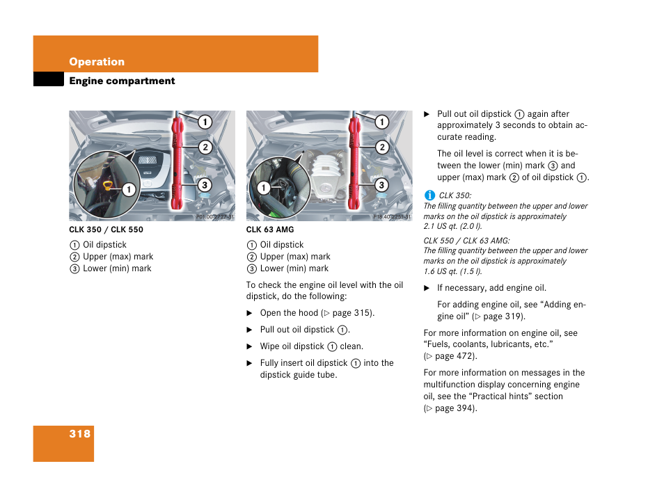 Mercedes-Benz CLK-Class 2007 Owners Manual User Manual | Page 319 / 505