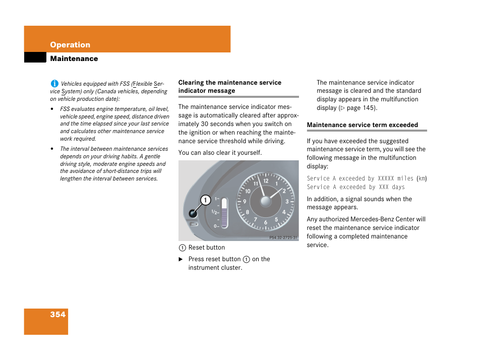 Mercedes-Benz CLK-Class 2007 Owners Manual User Manual | Page 355 / 505