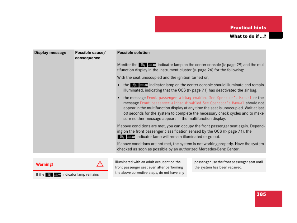 Mercedes-Benz CLK-Class 2007 Owners Manual User Manual | Page 386 / 505