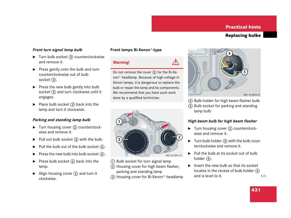 Mercedes-Benz CLK-Class 2007 Owners Manual User Manual | Page 432 / 505