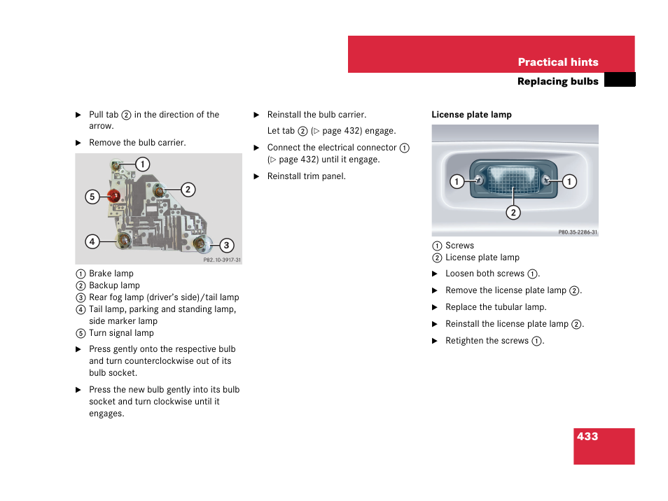 Mercedes-Benz CLK-Class 2007 Owners Manual User Manual | Page 434 / 505