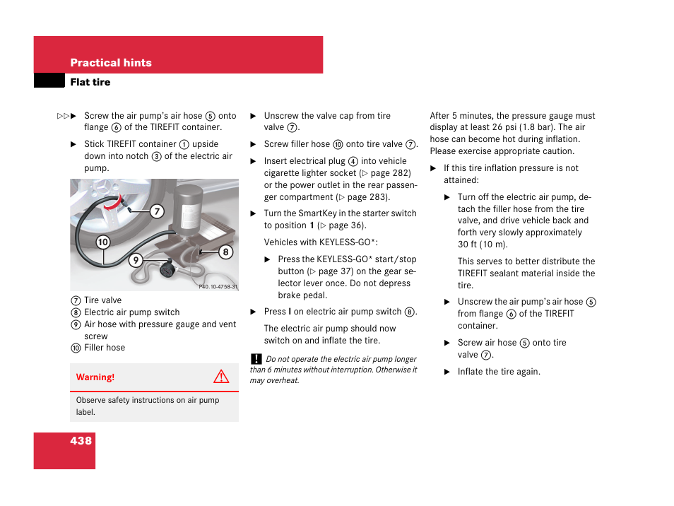 Mercedes-Benz CLK-Class 2007 Owners Manual User Manual | Page 439 / 505