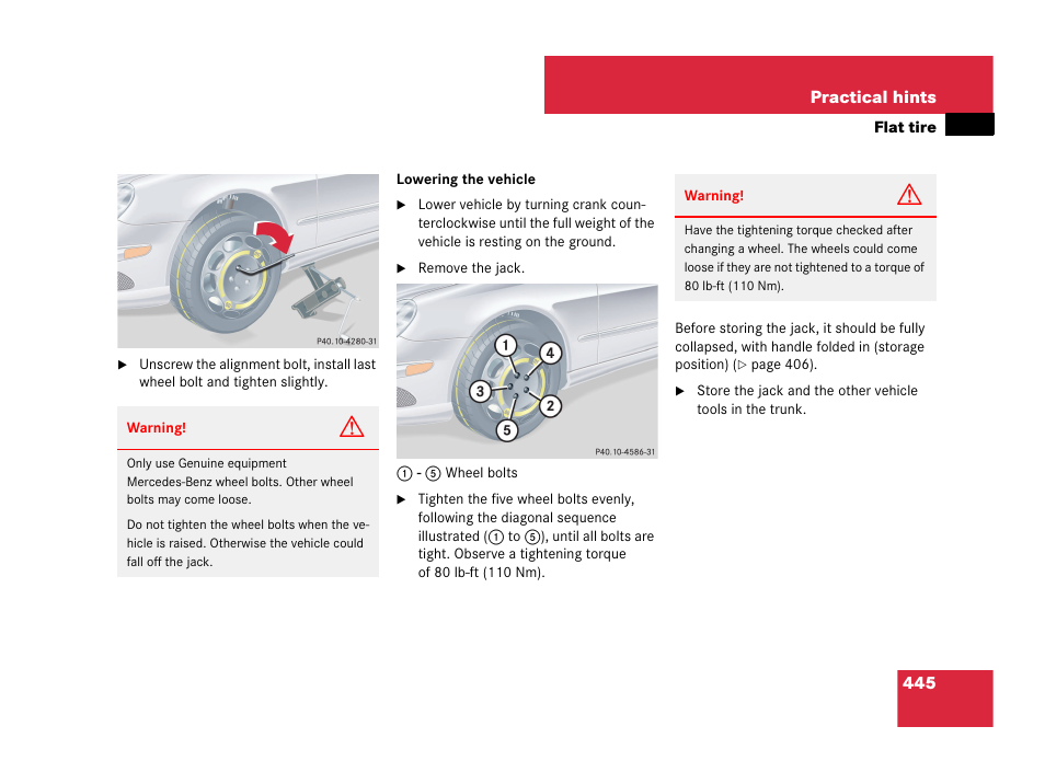 Mercedes-Benz CLK-Class 2007 Owners Manual User Manual | Page 446 / 505