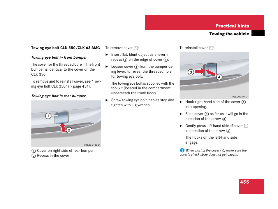 Mercedes-Benz CLK-Class 2007 Owners Manual User Manual | Page 456 / 505