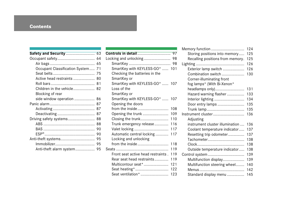 Mercedes-Benz CLK-Class 2007 Owners Manual User Manual | Page 5 / 505