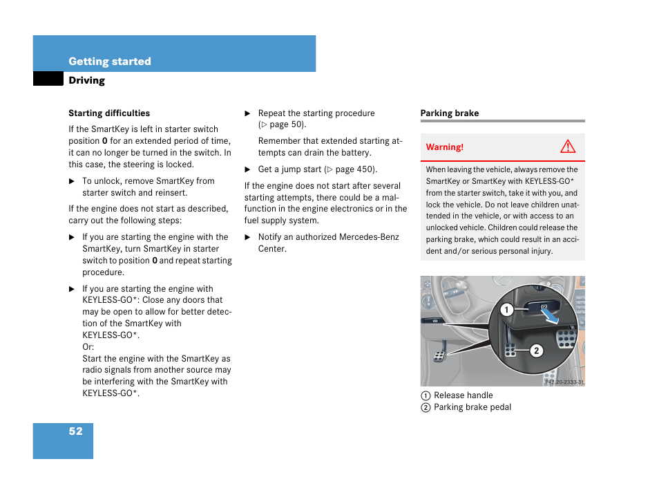 Mercedes-Benz CLK-Class 2007 Owners Manual User Manual | Page 53 / 505