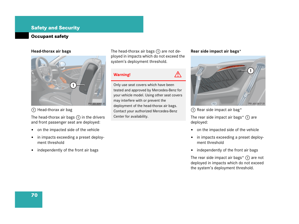 Mercedes-Benz CLK-Class 2007 Owners Manual User Manual | Page 71 / 505