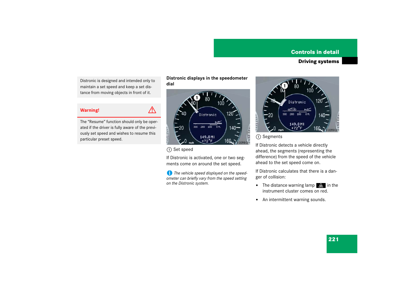 Mercedes-Benz CLS-Class 2007 Owners Manual User Manual | Page 222 / 481