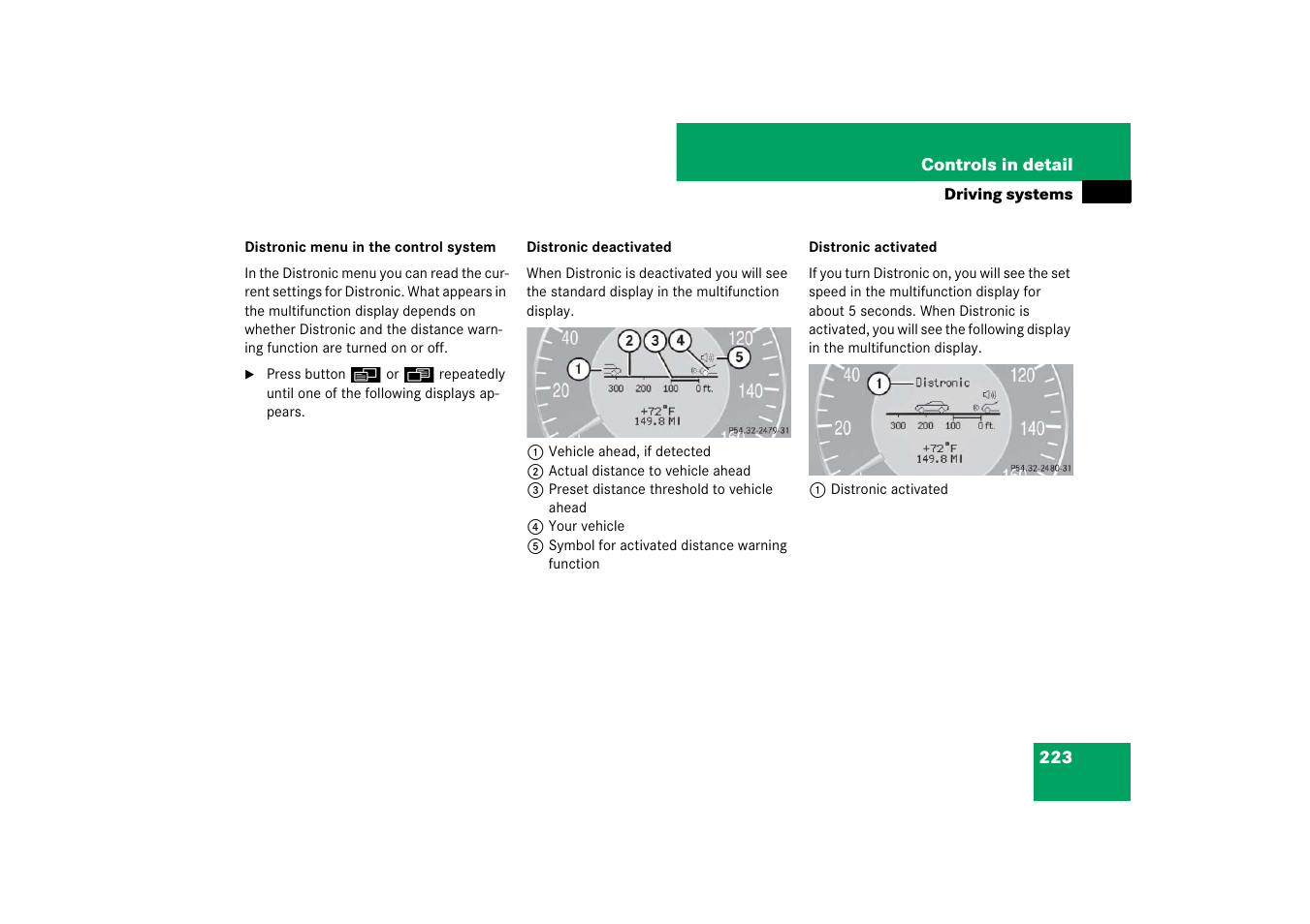 Mercedes-Benz CLS-Class 2007 Owners Manual User Manual | Page 224 / 481