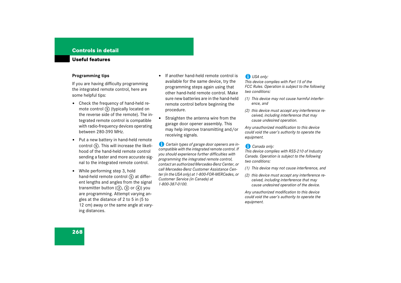 Mercedes-Benz CLS-Class 2007 Owners Manual User Manual | Page 269 / 481