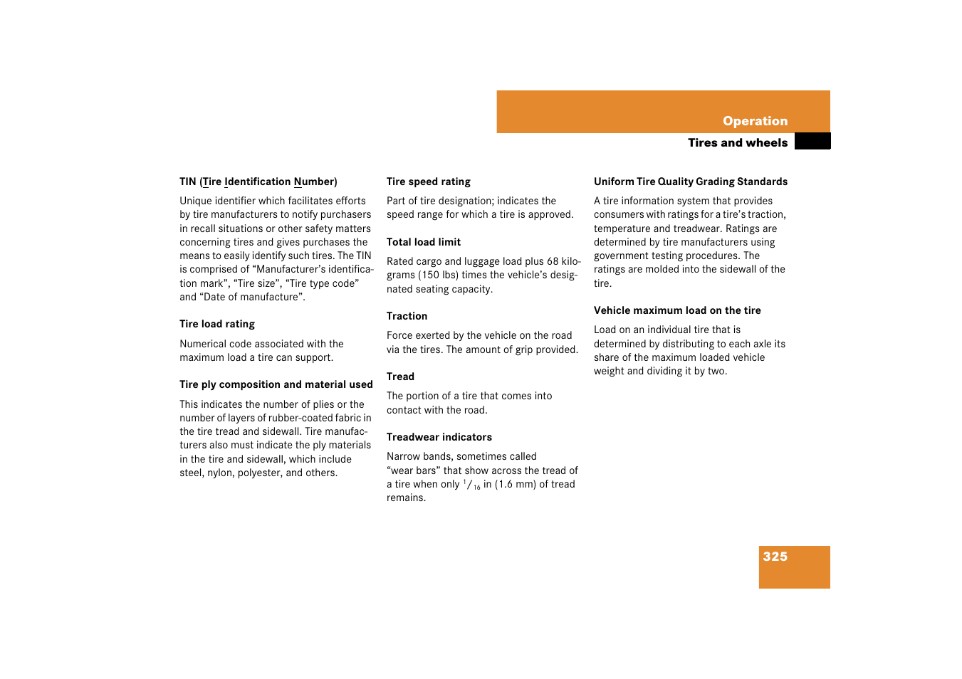 Mercedes-Benz CLS-Class 2007 Owners Manual User Manual | Page 326 / 481