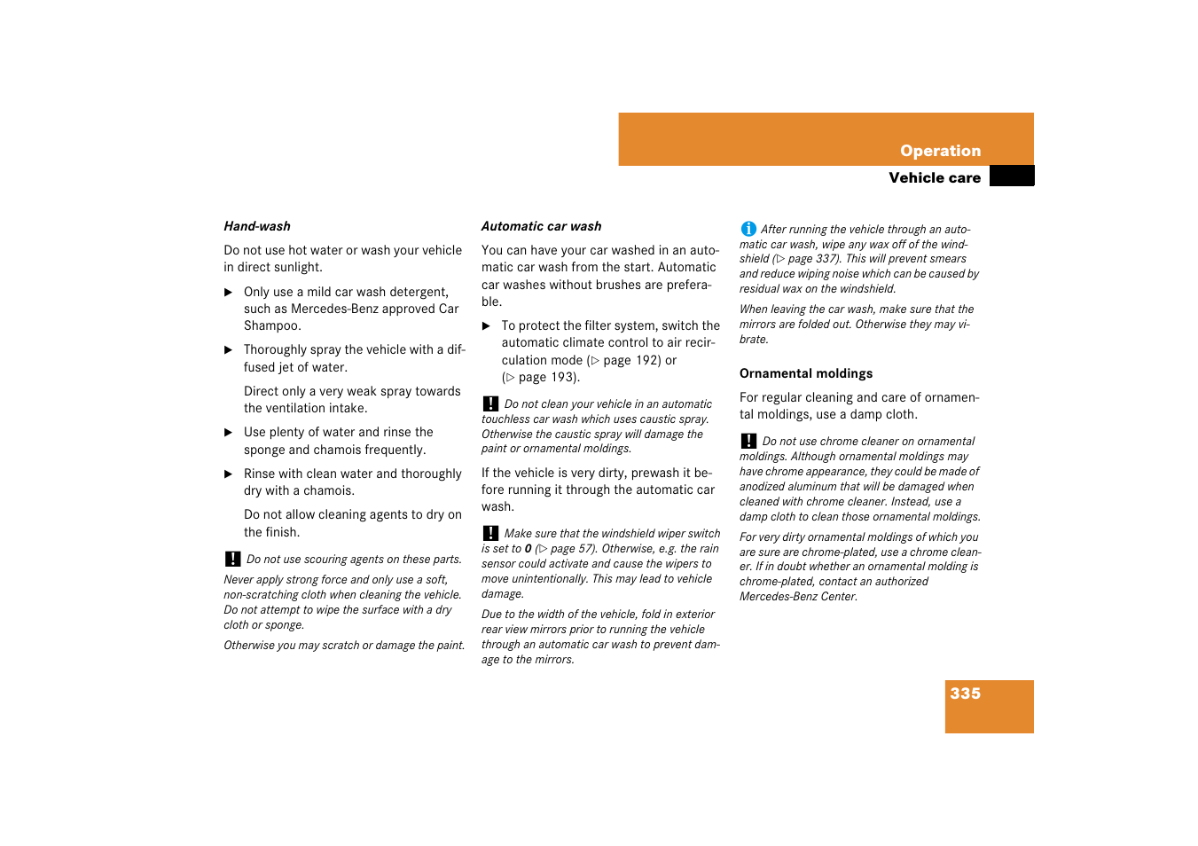 Mercedes-Benz CLS-Class 2007 Owners Manual User Manual | Page 336 / 481