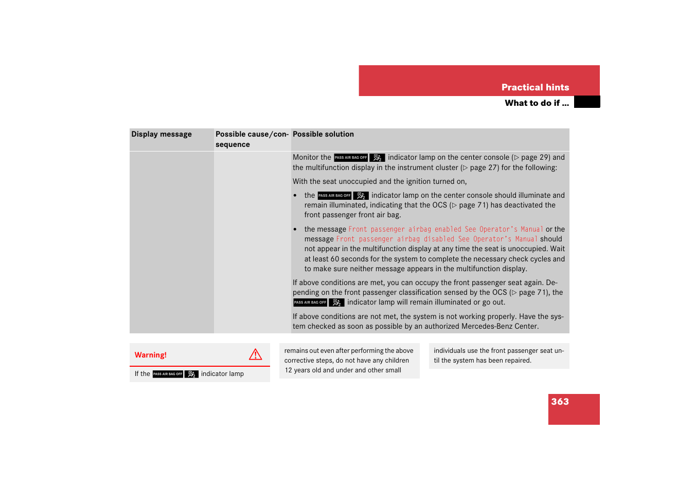 Mercedes-Benz CLS-Class 2007 Owners Manual User Manual | Page 364 / 481