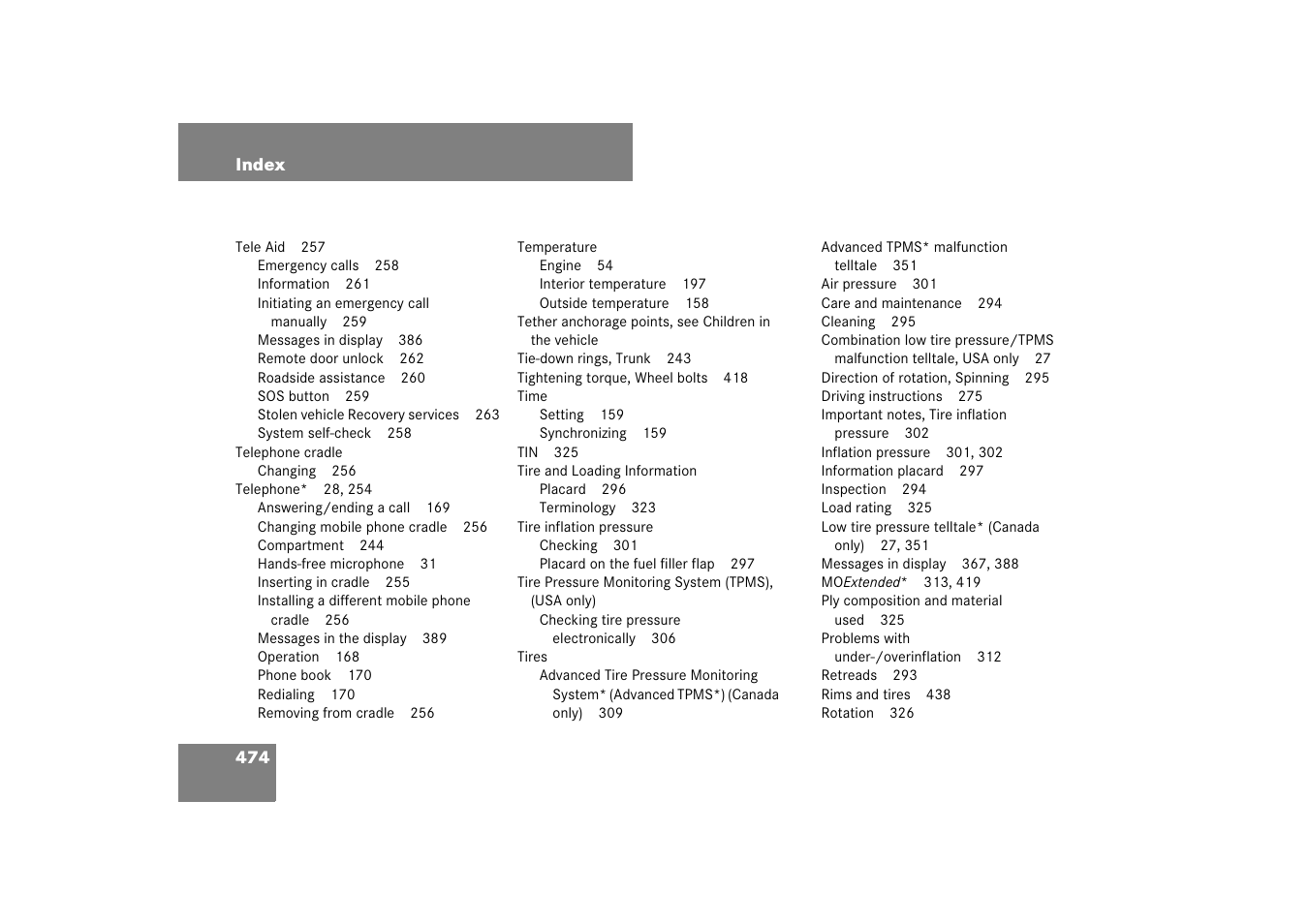 Mercedes-Benz CLS-Class 2007 Owners Manual User Manual | Page 475 / 481