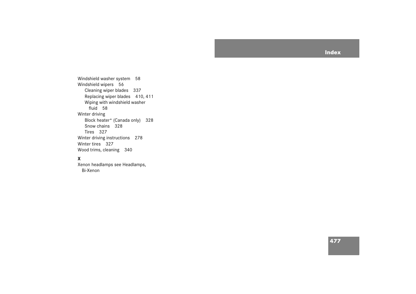 Mercedes-Benz CLS-Class 2007 Owners Manual User Manual | Page 478 / 481