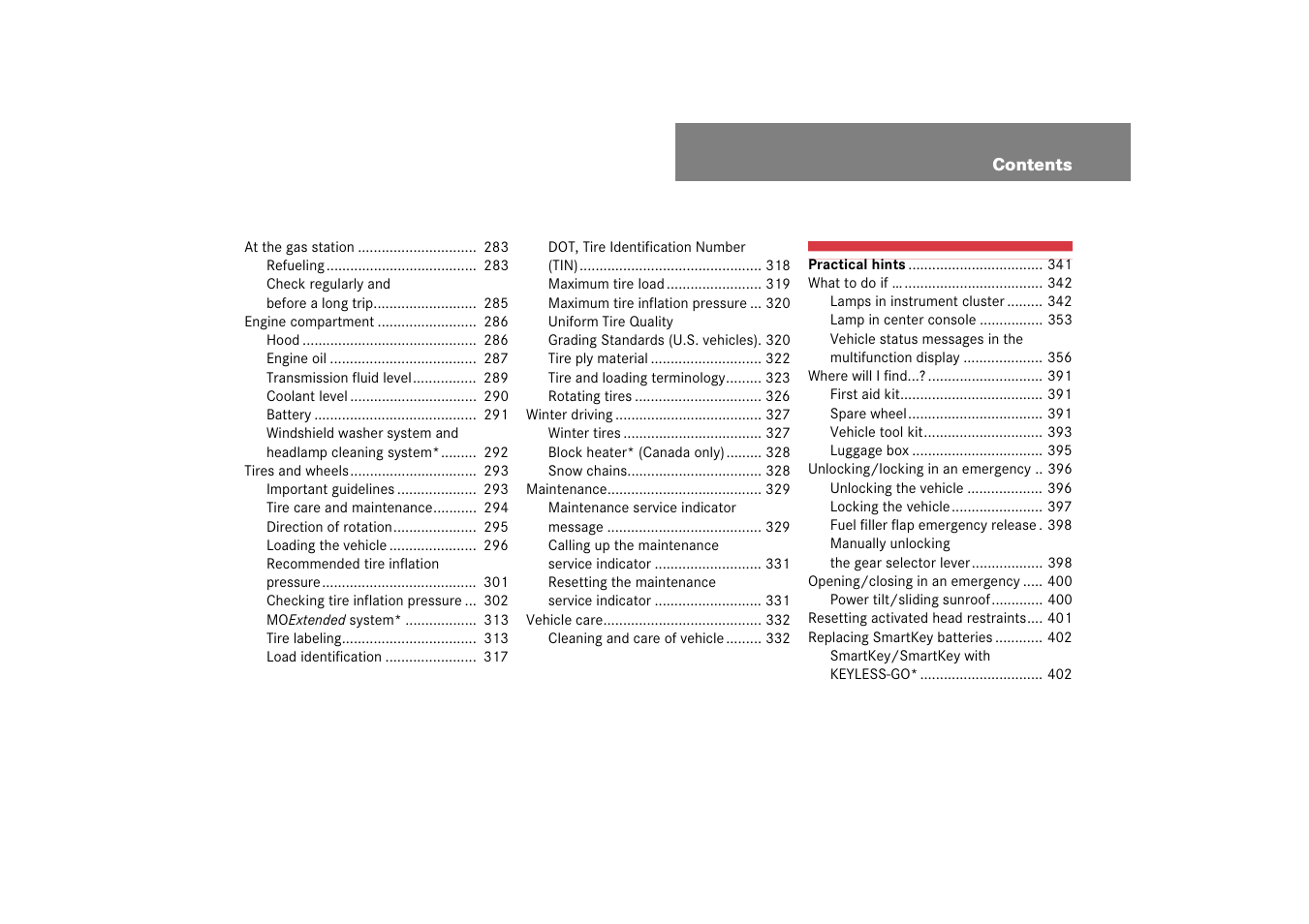 Mercedes-Benz CLS-Class 2007 Owners Manual User Manual | Page 8 / 481
