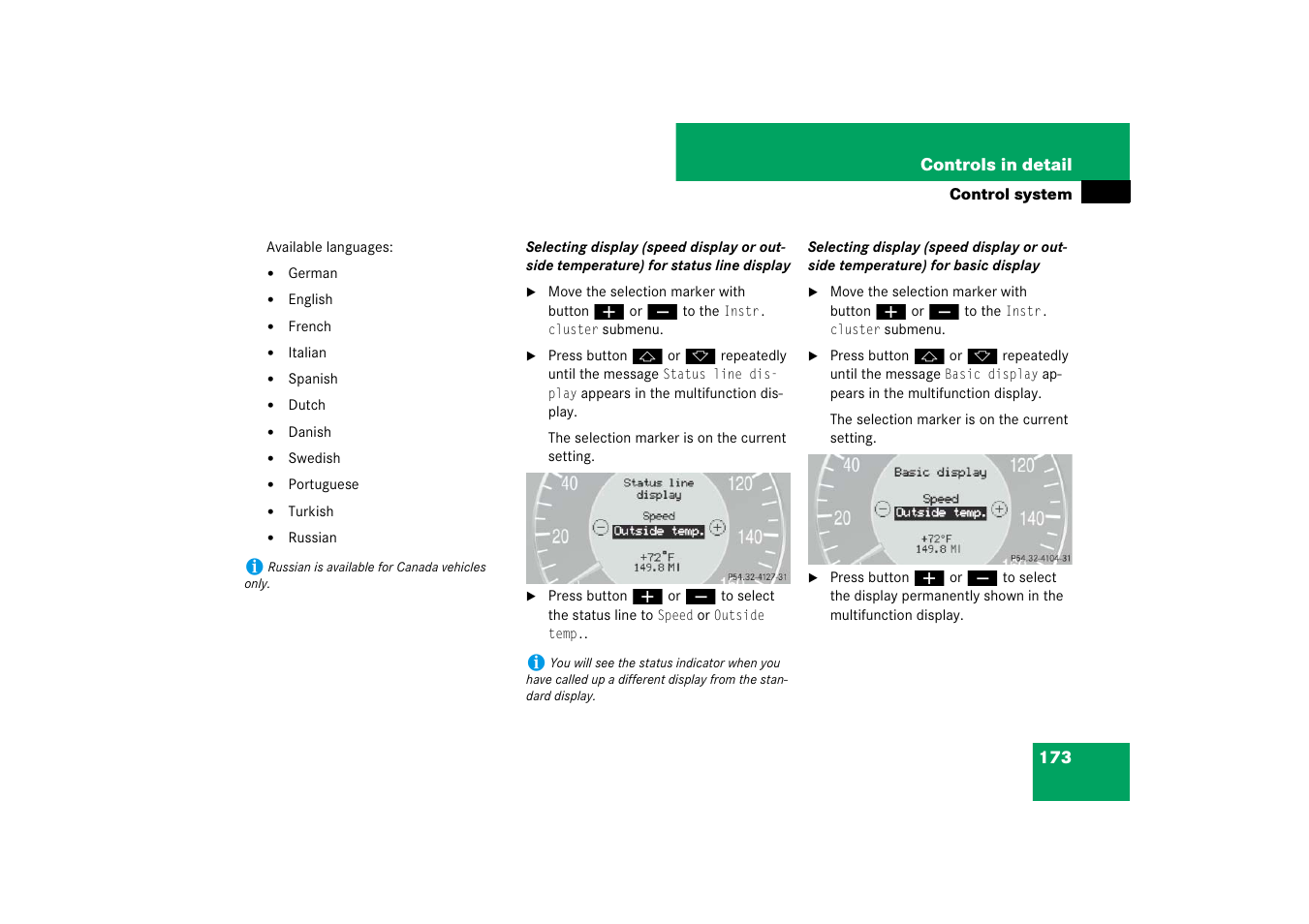 Mercedes-Benz E-Wagon 2007 Owners Manual User Manual | Page 174 / 514