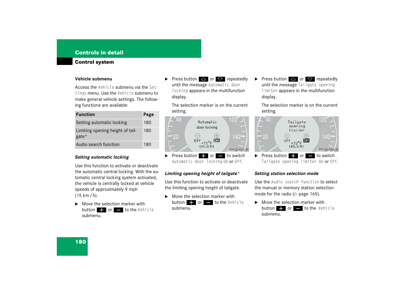 Vated | Mercedes-Benz E-Wagon 2007 Owners Manual User Manual | Page 181 / 514