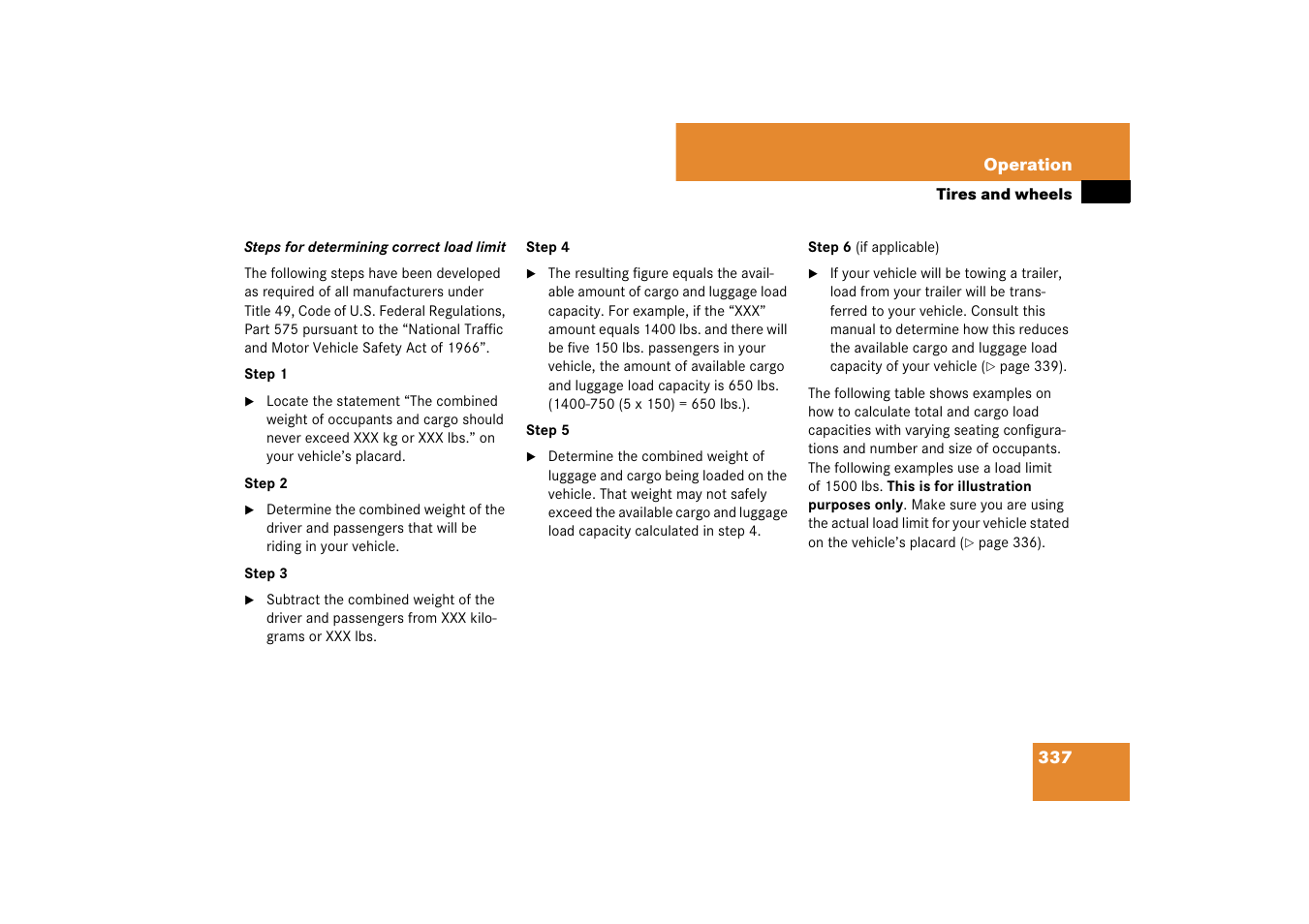 Mercedes-Benz E-Wagon 2007 Owners Manual User Manual | Page 338 / 514