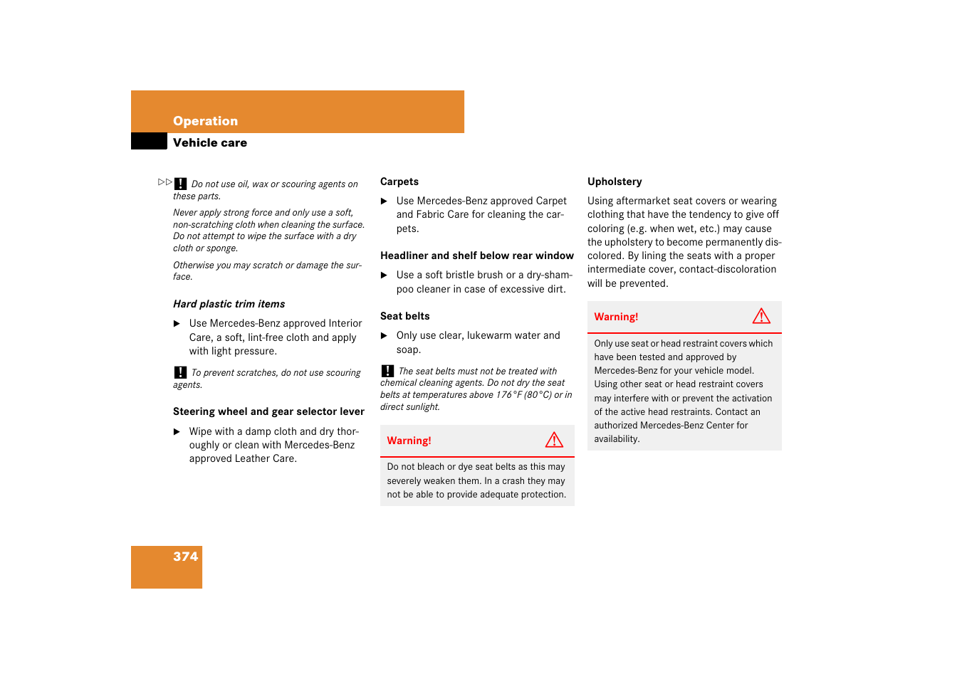 Mercedes-Benz E-Wagon 2007 Owners Manual User Manual | Page 375 / 514