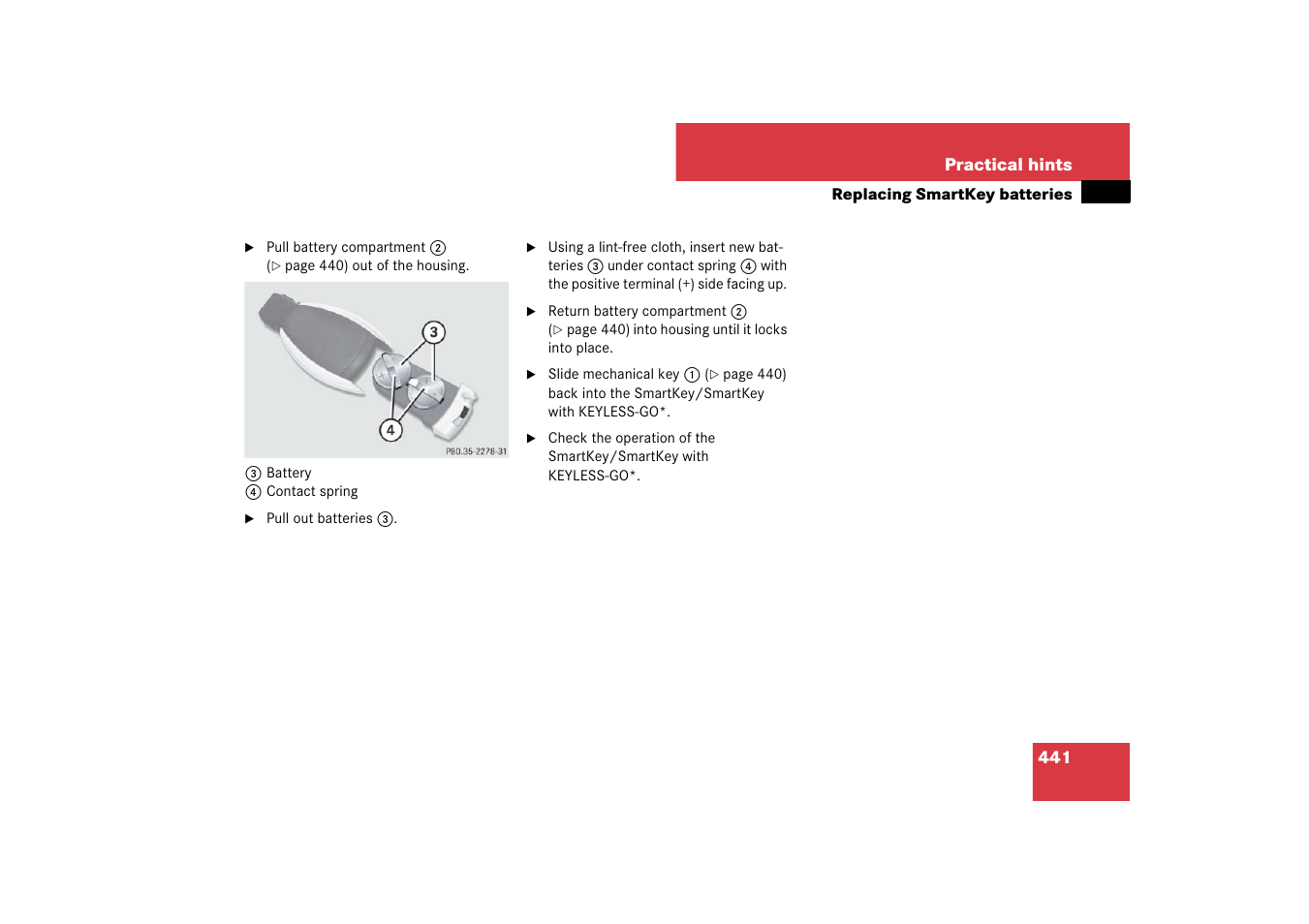 Mercedes-Benz E-Wagon 2007 Owners Manual User Manual | Page 442 / 514