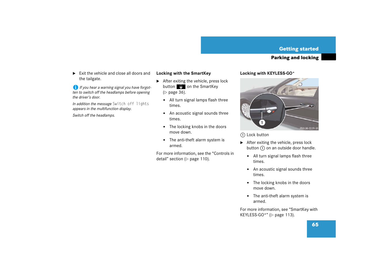 Mercedes-Benz E-Wagon 2007 Owners Manual User Manual | Page 66 / 514