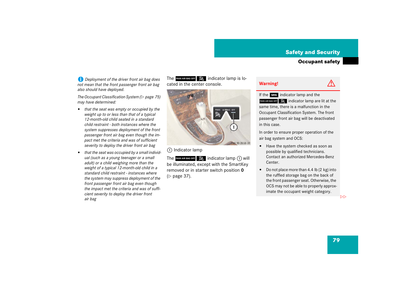 Mercedes-Benz E-Wagon 2007 Owners Manual User Manual | Page 80 / 514