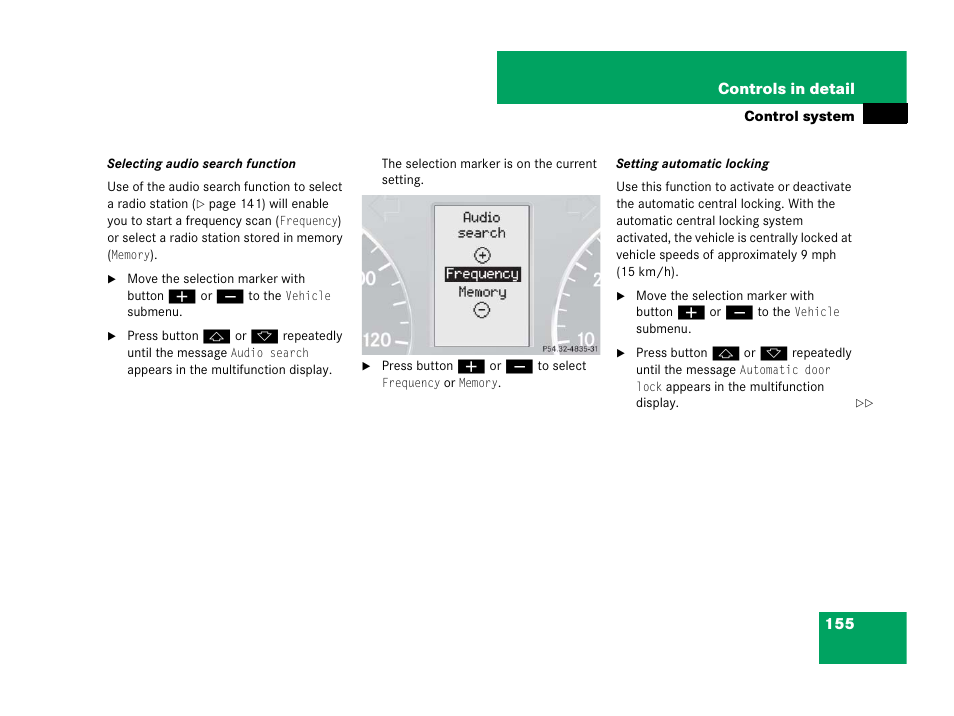 Mercedes-Benz G-Class 2007 Owners Manual User Manual | Page 156 / 457