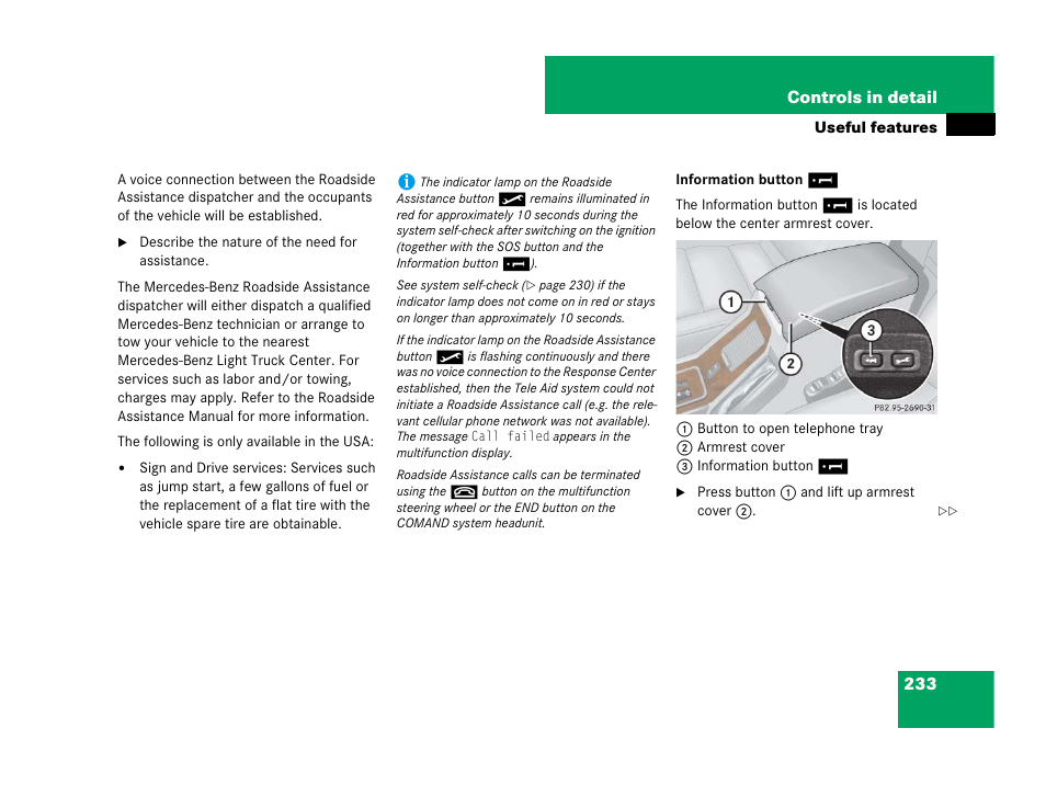 Mercedes-Benz G-Class 2007 Owners Manual User Manual | Page 234 / 457