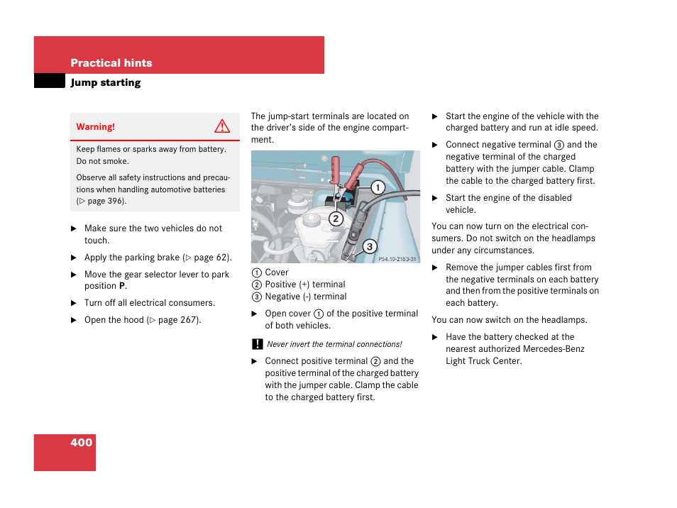 Mercedes-Benz G-Class 2007 Owners Manual User Manual | Page 401 / 457