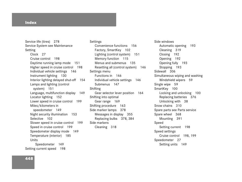 Mercedes-Benz G-Class 2007 Owners Manual User Manual | Page 449 / 457