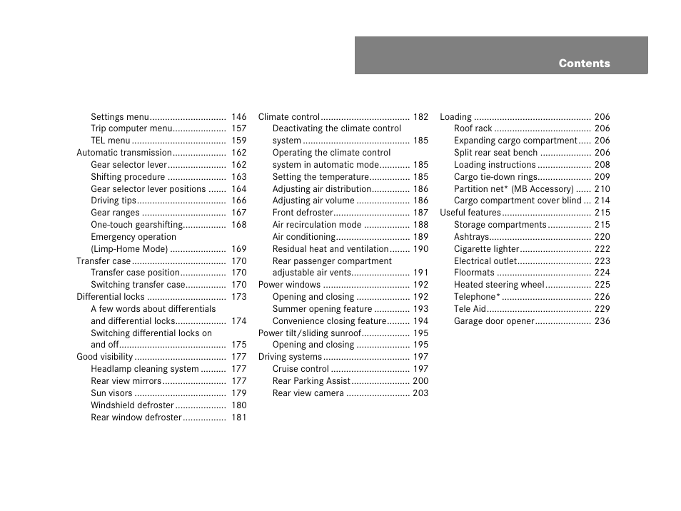 Mercedes-Benz G-Class 2007 Owners Manual User Manual | Page 6 / 457