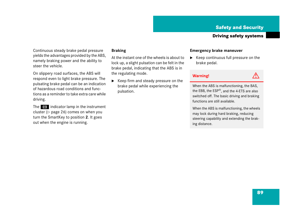 Mercedes-Benz G-Class 2007 Owners Manual User Manual | Page 90 / 457