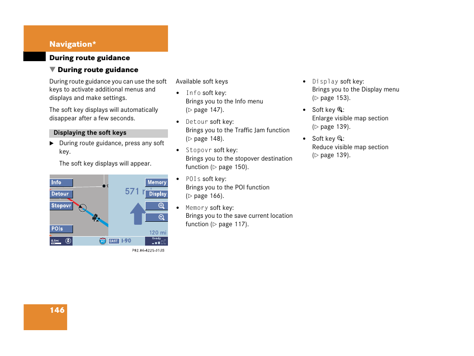 146 navigation | Mercedes-Benz G-Class 2007 COMAND Manual User Manual | Page 146 / 206
