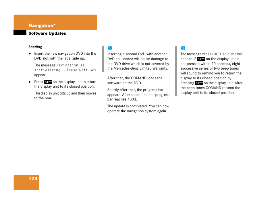 Mercedes-Benz G-Class 2007 COMAND Manual User Manual | Page 174 / 206